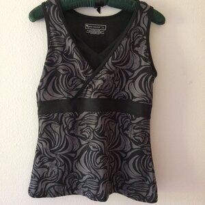 Tek Gear Yoga Womens Activewear Tank Top Sz L Shelf Bra Pullover